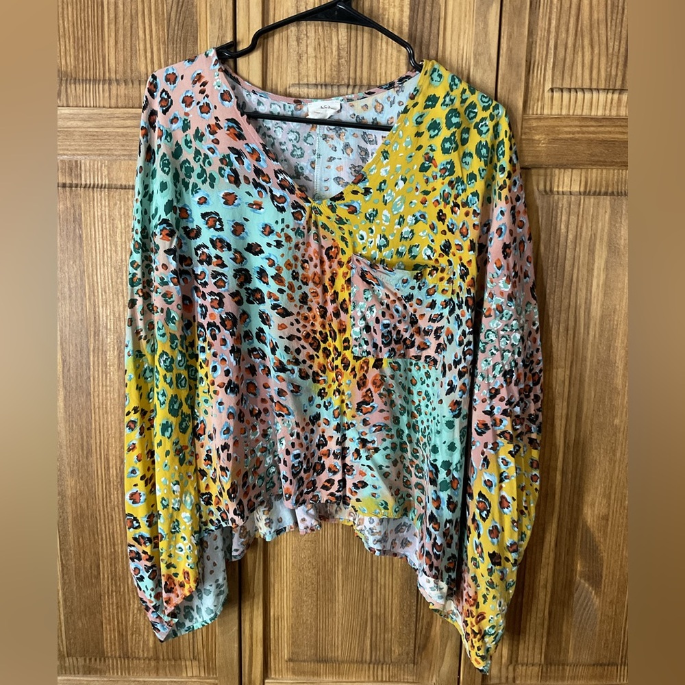 Fantastic Fawn Cape Sleeve Top